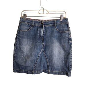 Boden Denim Y2K Skirt Size 8